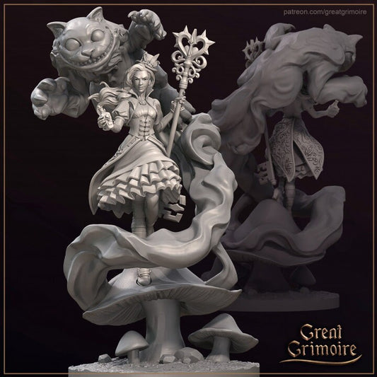 Alice The Wishmaster | 3D Printed Resin Model- Ideal for DnD, RPG, Table top Gaming