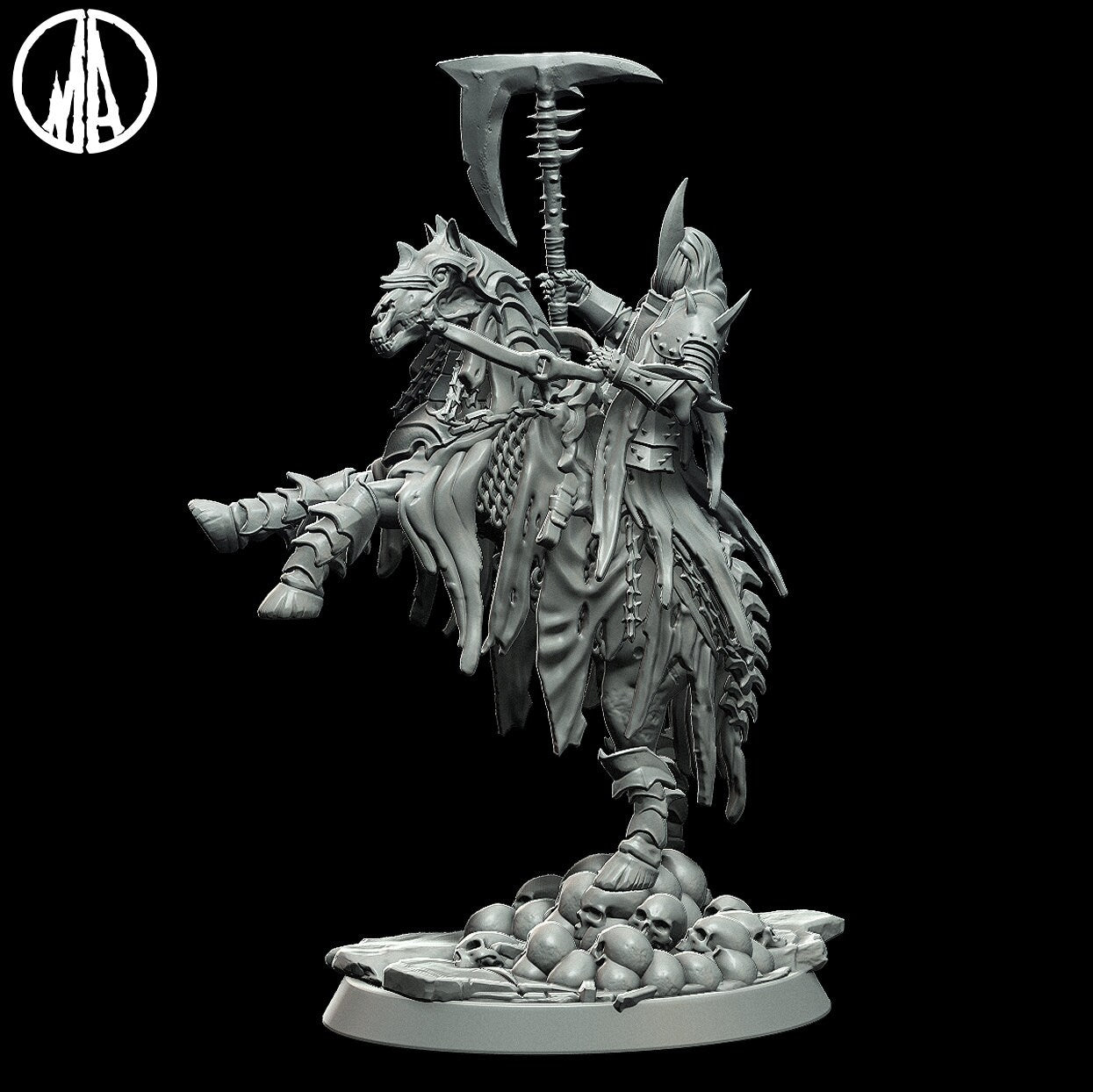 Shadow Rider | Monolith Arts | 3D Printed Resin Model | For - RPG, DnD, Table top gaming, Fantasy