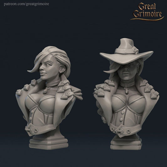 Dana Bust Vol 1 | 3D Printed Resin Model | Display Piece | Ideal for DnD, RPG, Table top Gaming, Fantasy, Wargaming, Female Miniature