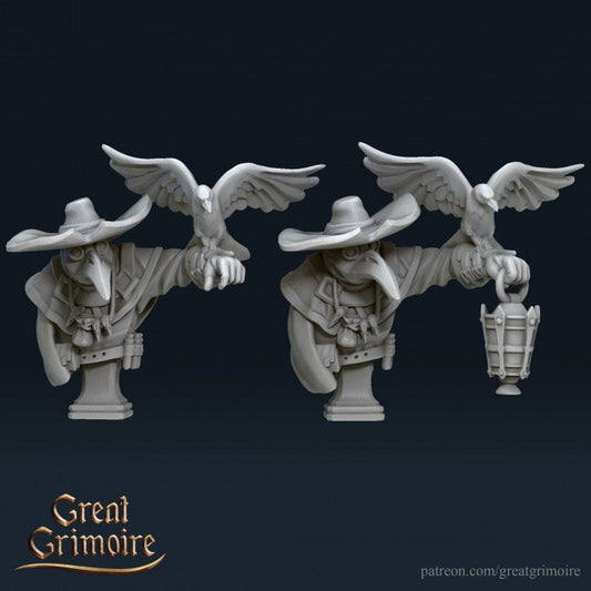 Doc Bust Vol 2 | 3D Printed Resin Model | Display Piece | Ideal for DnD, RPG, Table top Gaming, Fantasy, Wargaming, Medieval