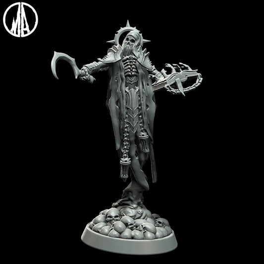 Necromancer | Monolith Arts | 3D Printed Resin Model | Ideal for - RPG, DnD, Table top gaming, Fantasy