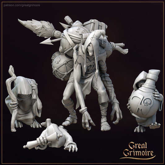 Hoarder of Goods | 3D Printed Resin Model | Ideal for DnD, RPG, Table top Gaming
