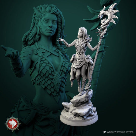 Nala the Dragon Lordess | 3D Printed Resin Model | Ideal for DnD, RPG, AOS, Table top Gaming