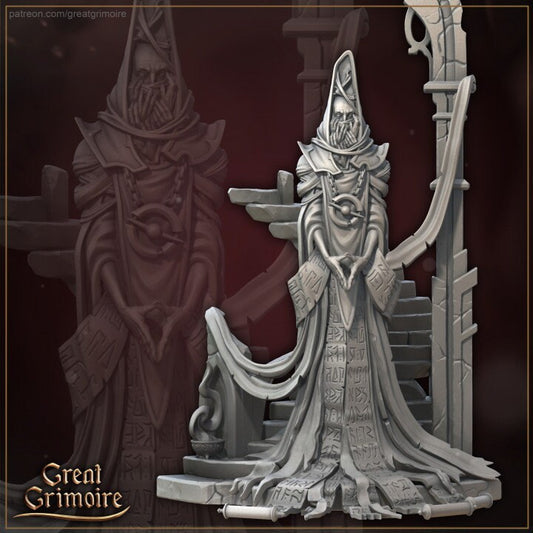 Eternal Scribe | Ideal for RPG, DnD, Table top gaming, Fantasy | 3D Printed Resin Models