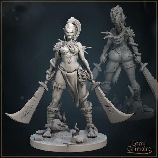 Fever, the forsaken Pirate | Ideal for RPG, DnD, Table top gaming, Fantasy, Horror | 3D Printed Resin Models