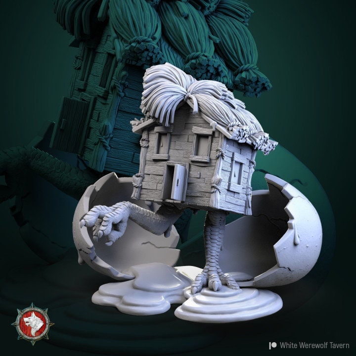 Babkas baby hut | 3D Printed Resin Model | Ideal for DnD, RPG, AOS, Table top Gaming