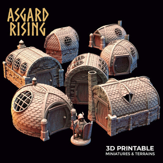 Dwarven Industrial Architecture | 3D Printed Resin Model | Ideal For DnD, RPG, AOS Table top Gaming