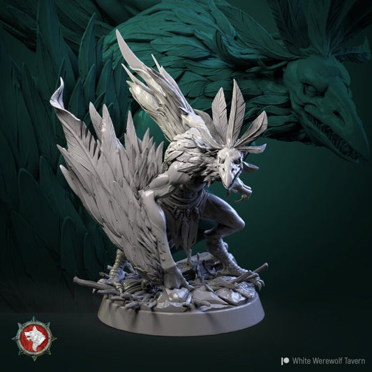 Aarakocra Monster | 3D Printed Resin Model | Ideal for DnD, RPG, AOS, Table top Gaming