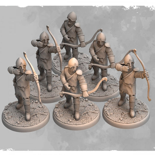 Khra Archers | 3D Printed Miniatures | Ideal for Tabletop Gaming, D&D, Historical and Fantasy Wargaming