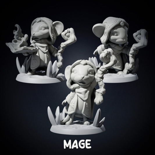 Mouse Mage and Scenic base 32mm