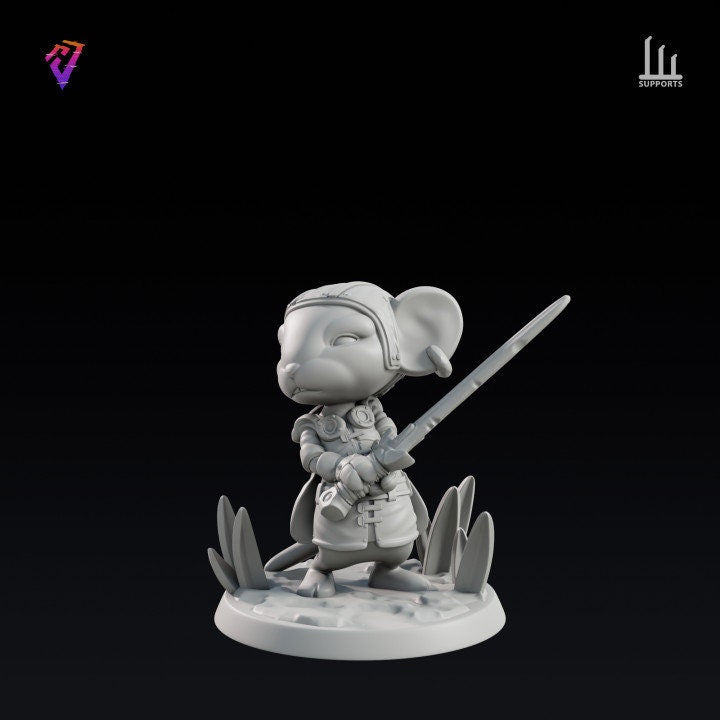 Sword Mouse and Scenic base 32mm