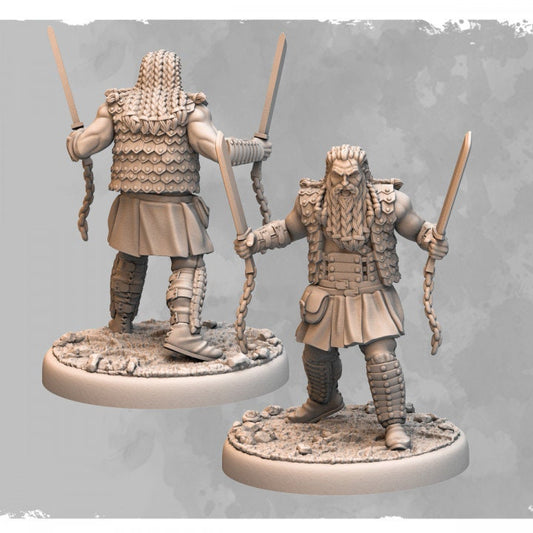 Draal The Headcollecter | 3D Printed Miniatures | The Shattered Crown | Ideal for Dungeons and Dragons, SAGA, Kings of War and Tabletop RPGs