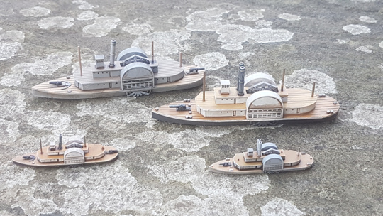 1/600 American Civil War Armed Riverboat