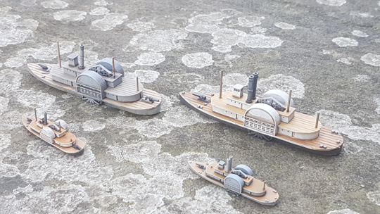 1/600 American Civil War Armed Riverboat