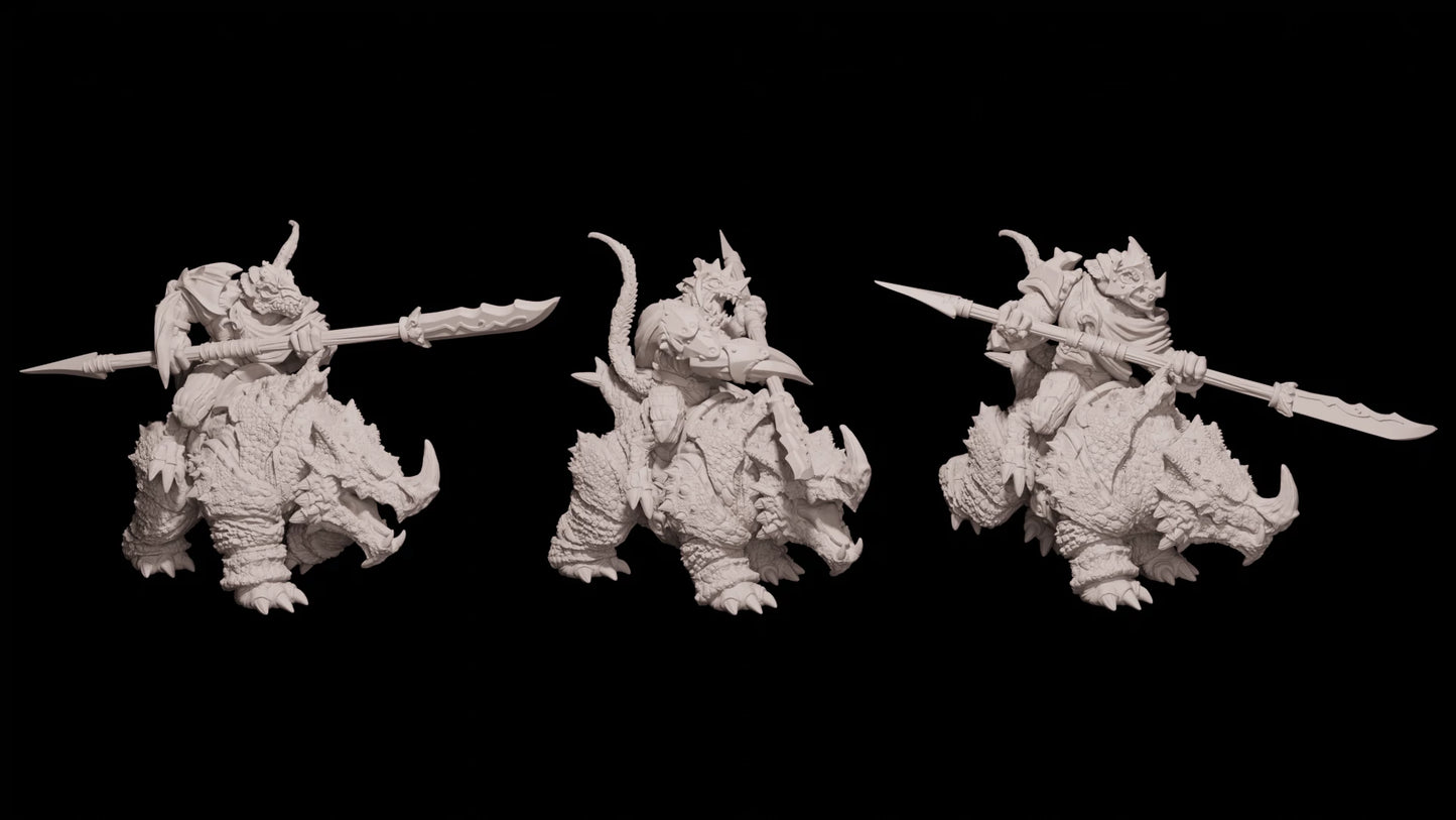 Salamander Rhinosaur Cavalry