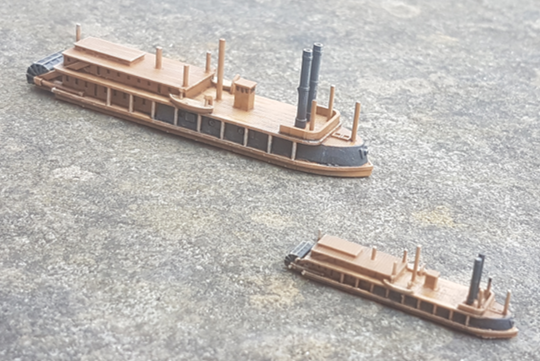 1/1200 Union Gunboat USS St. Clair