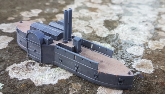 1/600 USS Tyler Union River Gunboat